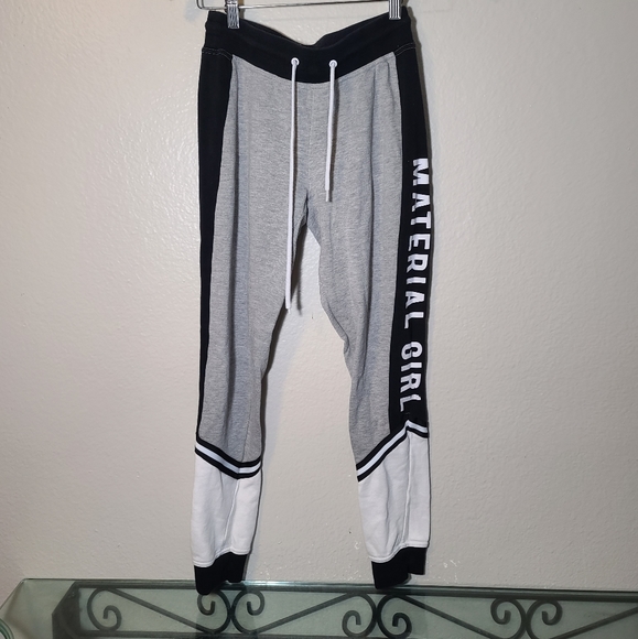 Material girl high waisted color block joggers - Picture 2 of 5